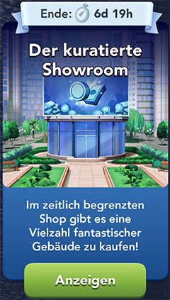 Derkuratierte Showroom Start
