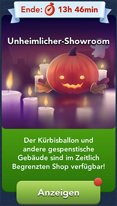 Unheimlicher Showroom Start