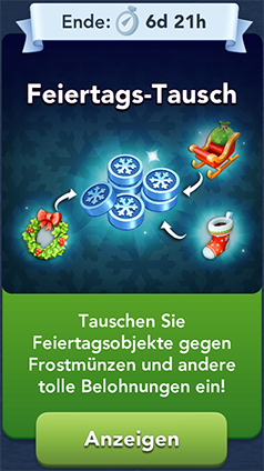 Feiertags Tausch Start