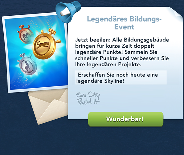 Legendäres Bildungs Event Info