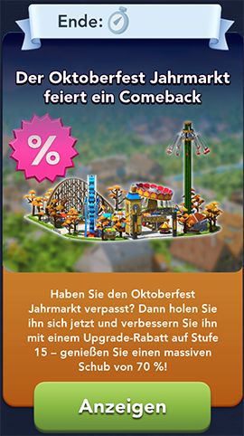 Der Oktoberfest Jahrmarkt Start