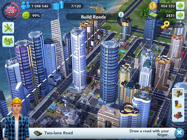 simcity buildit roads hud small