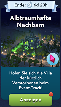Albtraumhafte Nacht Start
