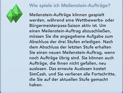 Meilenstein Aufträge Info2