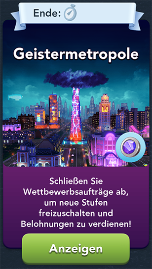 Geistermetropole Start