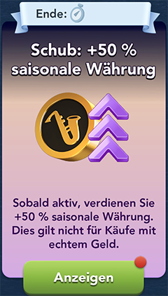Schub+50 saisonale Währung1 Start