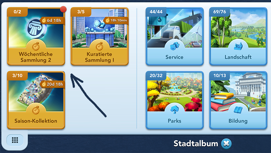 Wöchentliche Sammlung2 Info