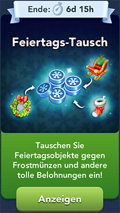 Feiertags Tausch Start