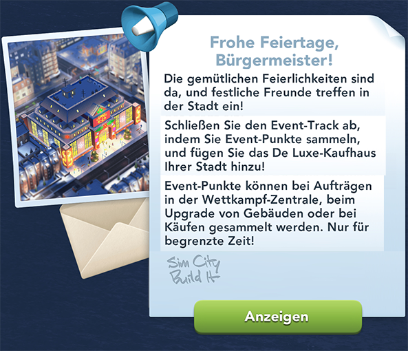 Frohe Feiertage Bürgermeister Info