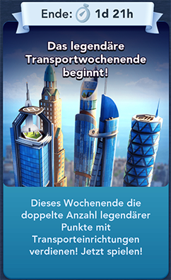 Das legendäre Transportwochenende Start