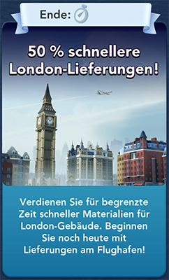 50 Prozent schnellere London Lieferungen Start