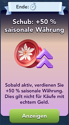 Schib+50 saisonale Währung Start