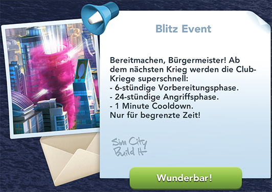 Blitz Event Info