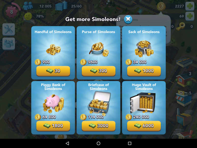 simcity buildit simcash