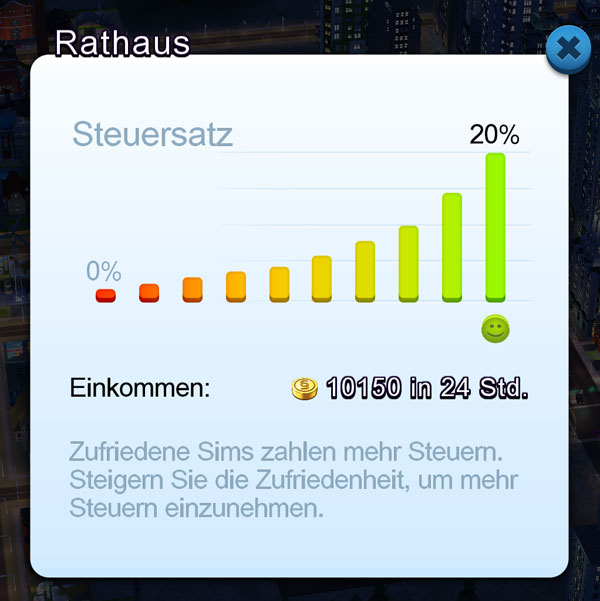 simcity buildit steuern