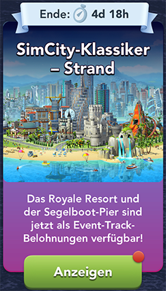 Die SimCity Klassiker Event Start